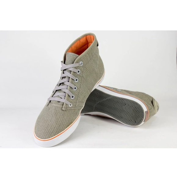 Gravis IV Slymz Mid High Rise Mens Size US 12 Soft Canvas Skating High Top Shoes - Picture 4 of 12